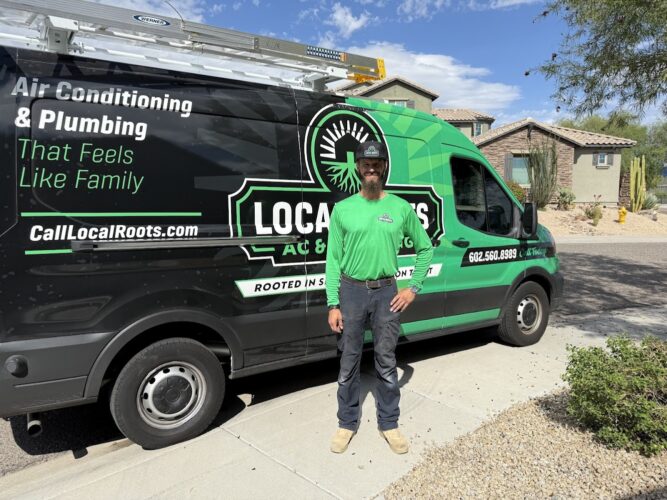 Emergency plumber in Phoenix Local Roots AC and Plumbing LLC