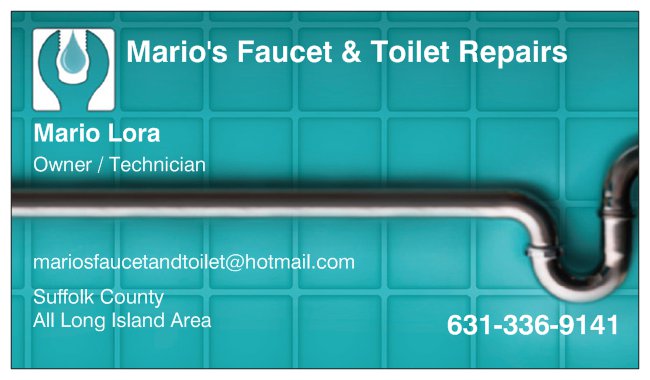 Emergency plumber in Bay Shore Mario's Faucet and Toilet Repairs, Drain Cleaners Specialists