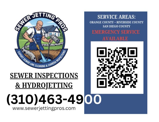 Emergency plumber in Lake Elsinore Sewer jetting pros
