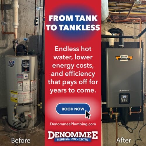 Emergency plumber in Tyngsborough Denommee Plumbing, HVAC & Electric